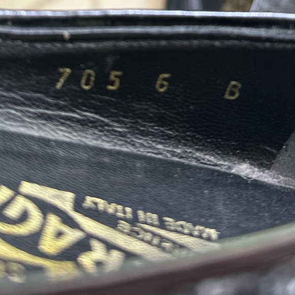 Salvatore Ferragamo Raffia Black Ballet Flats size 6 - Picture 6 of 8